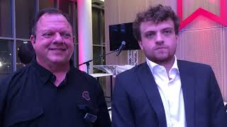 Nimann can speak Russian. US Chess Championship 2023 opening ceremony.