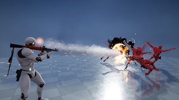 Unreal Third person Shooter #87 - Rocket Launcher Explosion