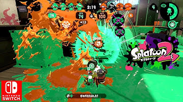 Nintendo Splatoon 2 Custom Hydra Splatling Clam Blitz Gameplay Multiplayer Switch