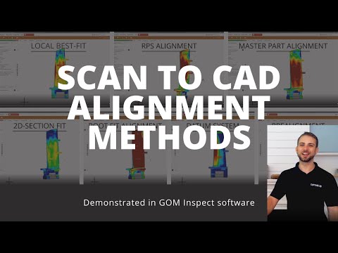 Scan To CAD Alignment Methods in GOM Inspect Software