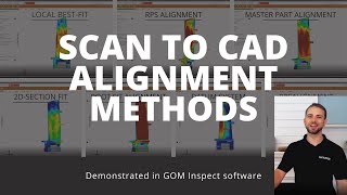 Scan To CAD Alignment Methods in GOM Inspect Software screenshot 4