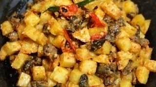 SAMBEL GORENG KENTANG ATI AMPELA ENAK BANGET HARUS DI COBA!!!. 