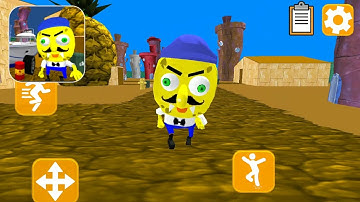 Sponge Neighbor Escape 3D - All Levels - GamePlay Walkthrough PART 1 (Android iOS)