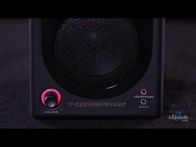 Cerwin-Vega XD3 スピーカー　モニター CERWIN VEGA XD3 2-Way ACTIVE STUDIO DESKTOP SPEAKER MONITORS