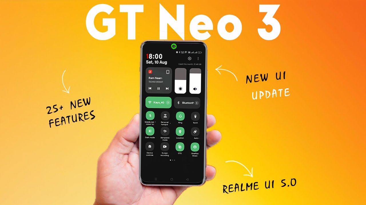 Realme GT Neo 3 New UI Update | Realme UI 5.0 New Features | Realme GT ...