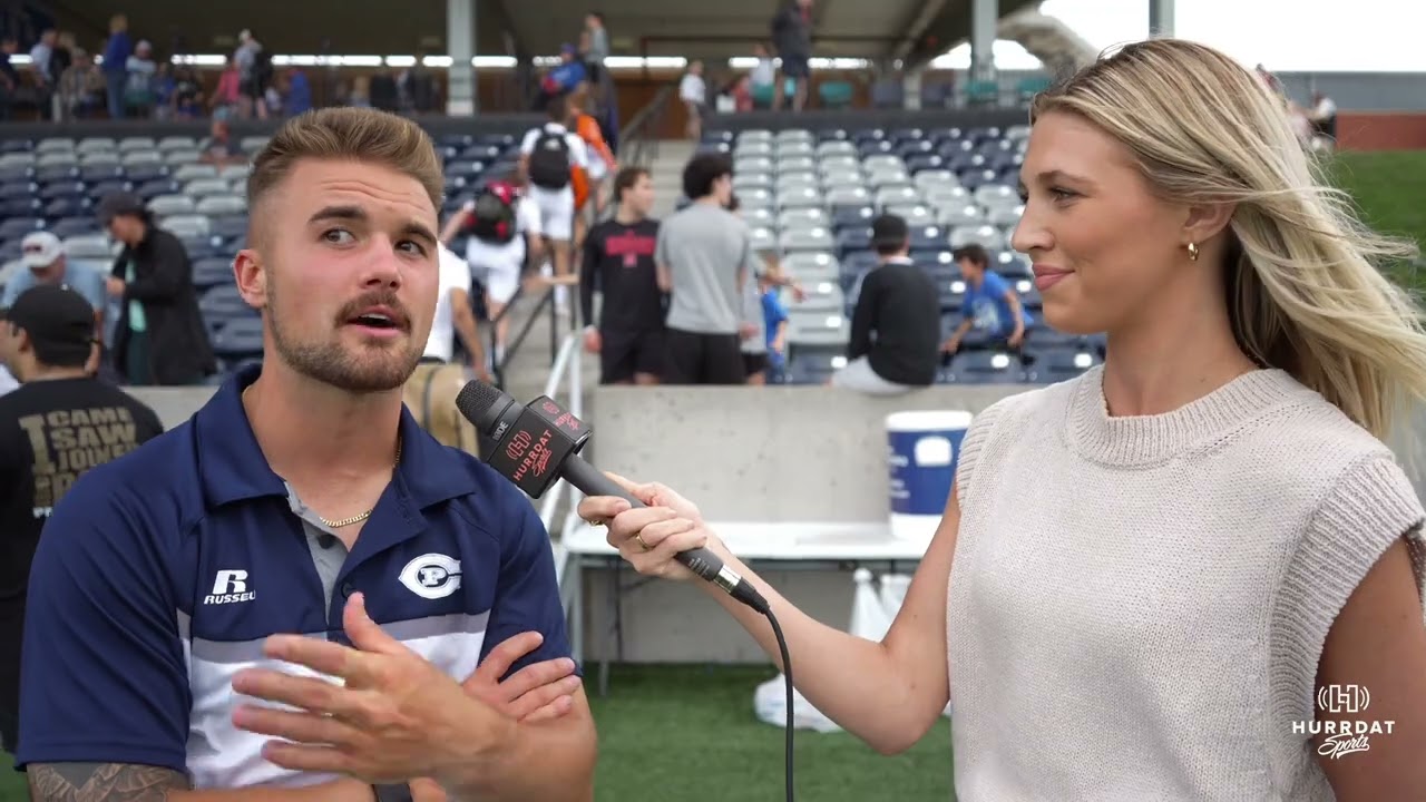 Ed Gordon Coaches For Creighton Prep In a Nebraska State Soccer Final Game