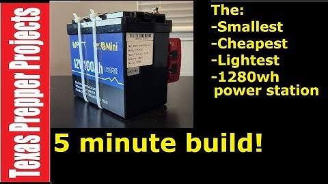 Bouw in 5 minuten het kleinste en lichtste energiestation, zonder speciaal gereedschap. #zonne-en...