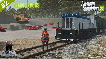FS25 Train Tracks EXPLAINED! Build Like a Pro in Farming Simulator 25!