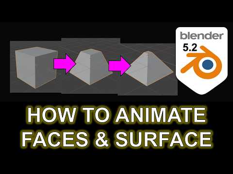 Blender 5.2 Tutorial: How to Animate Any 3D Face & Surface Using Shape Keys