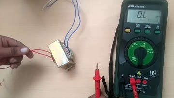 Step down transformer input output checking.Bs Electrical