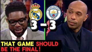 Micah Richard + Thierry Henry REACTION to Real Madrid 3 v Manchester City 3!