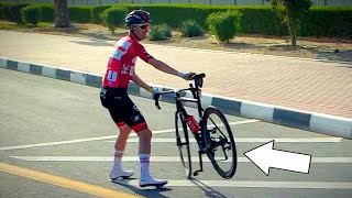 Pogacar has Terrible Mechanical...INEOS don't Pace?! UAE Tour 2022 Stage 5