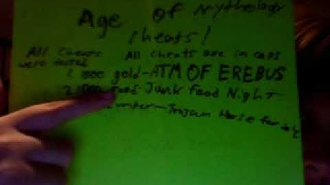 Age Of Mythology Cheats