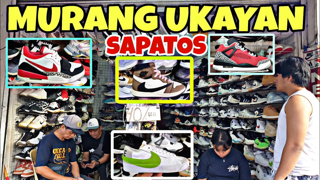 UPDATE NEW ARRIVAL UKAY-UKAY SA MALIGAYA DAMI PANG MGA SOLID SAPATOS 