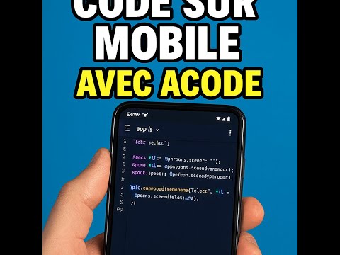 Découvrez Acode et créez des sites web avec vos smartphones Android