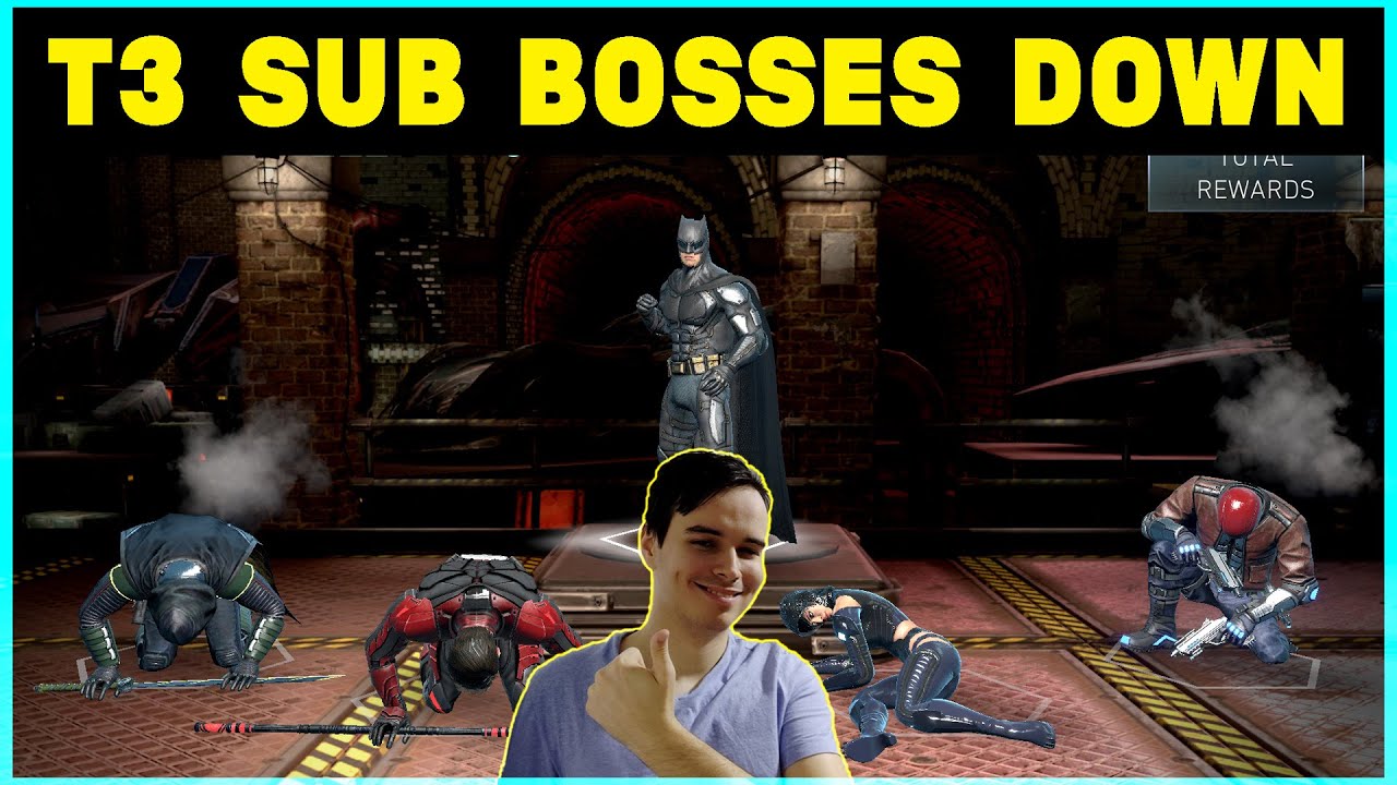 This Is Magic Solo Raid All Tier 3 Sub Bosses Down Injustice 2 Mobile