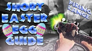 FIRING RANGE SHORT EASTER EGG GUIDE (Cod WaW Custom Zombies) - STEP by STEP Guide | SECRET GUN FOUND