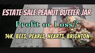 Estate Sale Mystery Jewelry Jar Unboxing Earrings, Earrings, Earrings! Brighton, Pearls, 14K