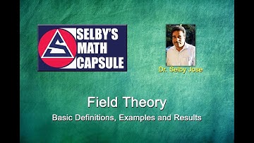 Field Theory 1: Basic Definitions, Examples and Results