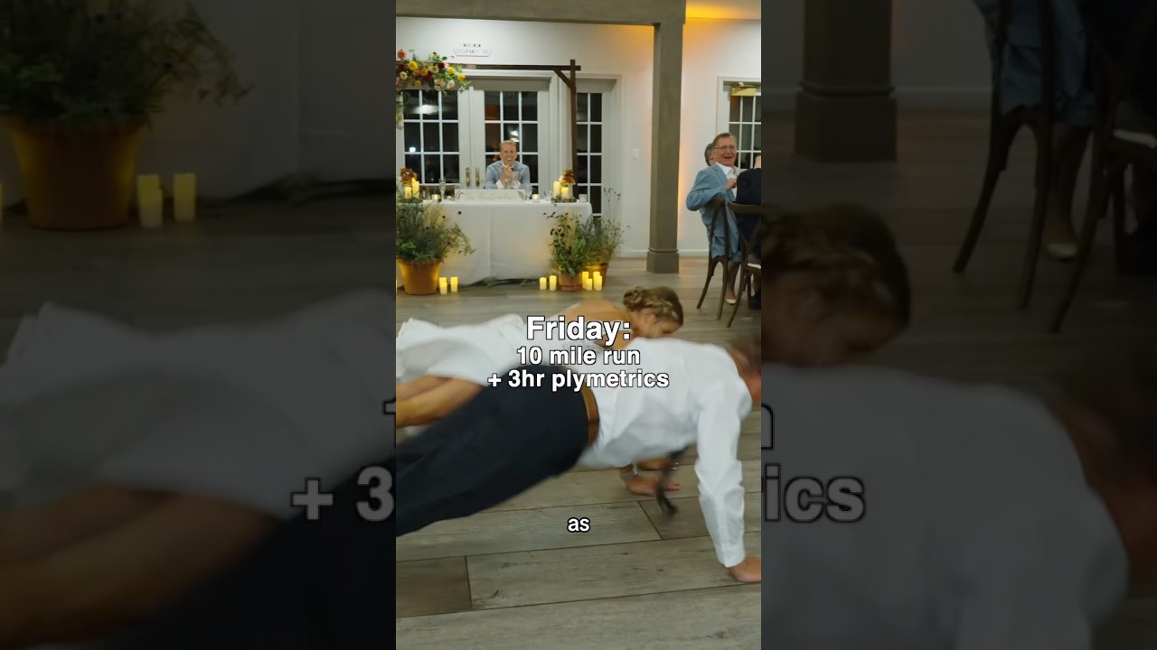 World championships training during WEDDING WEEK
