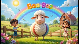 Baa Baa Rainbow Sheep | Colors Song For Kids | Nursery Rhymes For Children | Panda World screenshot 4