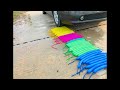 Experiment car vs balloons #balloon