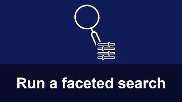 Run a faceted search | OpenText Media Management