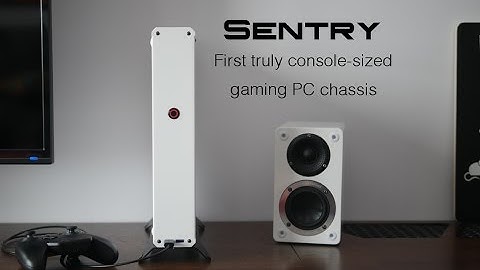 SENTRY console-sized gaming PC chassis launch trailer