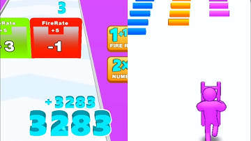 Number Run Shooting Vs Ladder Master| Android ios game| Max levels