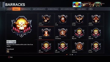 Bo3: Prestige master level 700 stats video, 100 killchains already?