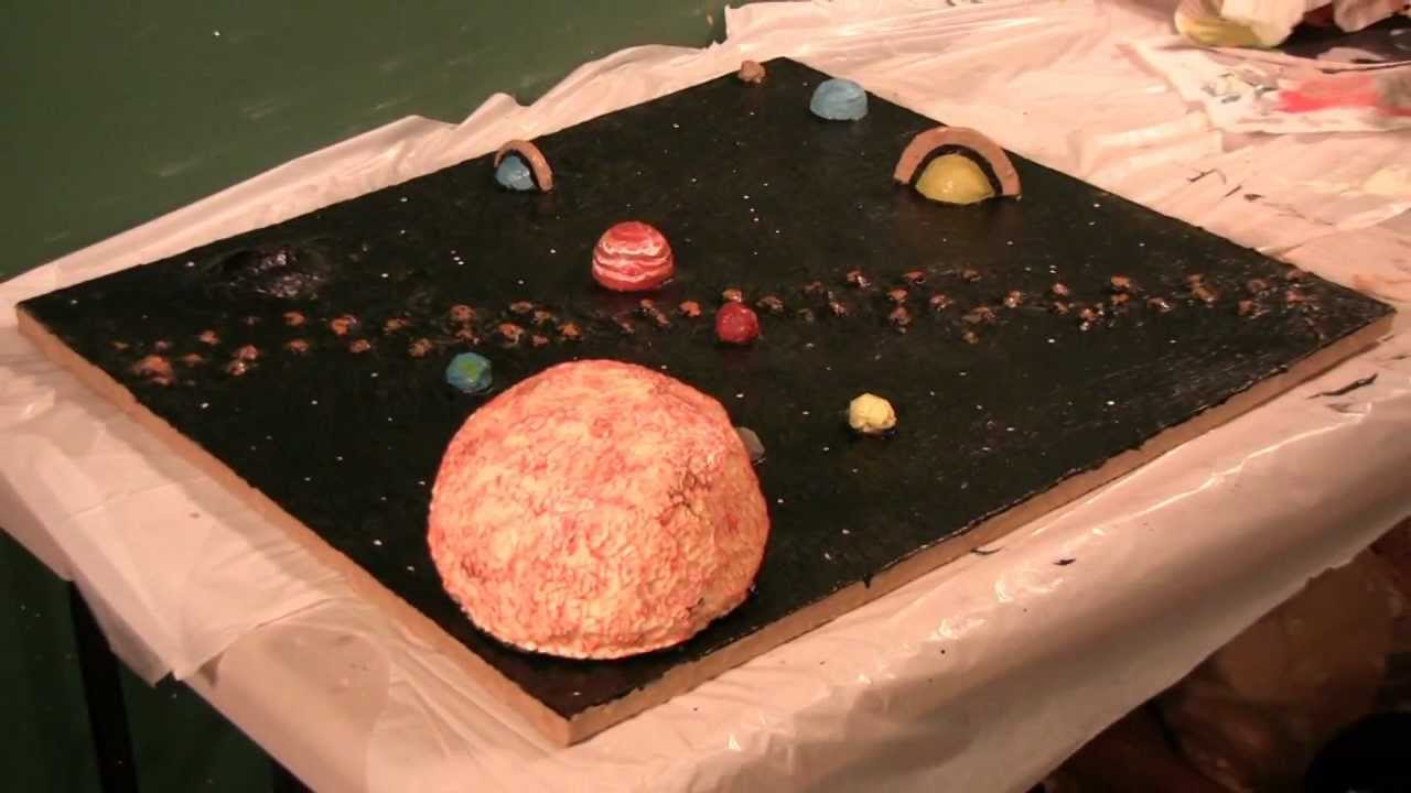 Build a solar system model - YouTube