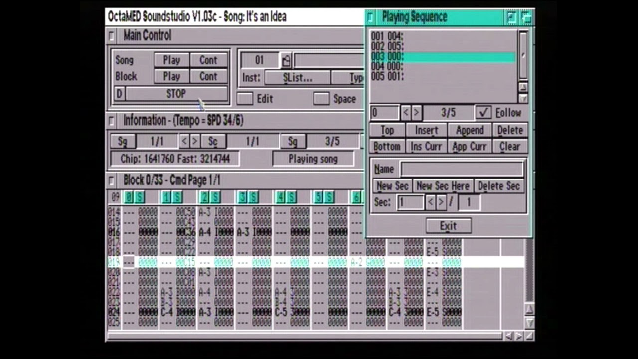 Amiga OctaMED Music  - Its An Idea