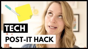 ANOTHER LIFE CHANGING POST-IT HACK | Aj&Smart