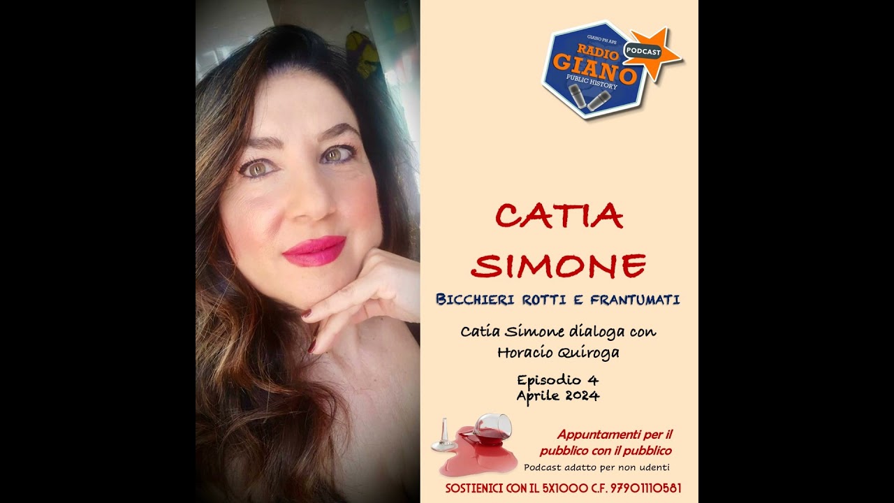 Ep4. BICCHIERI ROTTI E FRANTUMATI: Catia SIMONE dialoga con Horacio Quiroga