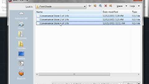 Point Clouds: Indexing Scan Files