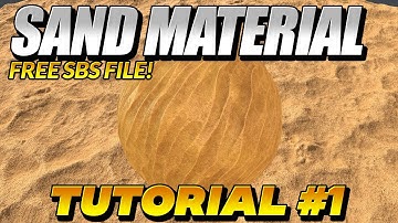 Sand Material Tutorial in Substance Designer #1 Free SBS File