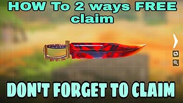 How To Get FREE  karambit knife in CODM 2023