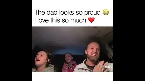 There Dad Looks so Proud 😭 I Love This So Much ❤️