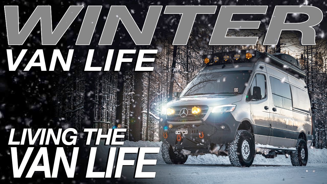 Winter Van Life In The Mountains | Living The Van Life - YouTube