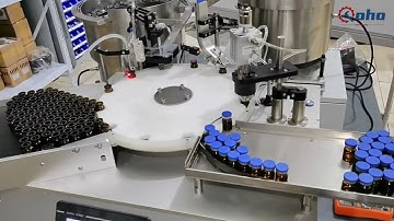 Full Automatic Desktop Peristaltic Pump Small Volume Liquid Glass Vial Filling Crimping Machine