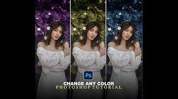 Trick To Change Leaf Color To ANY Color in Photoshop | Photoshop Tutorial