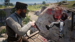 Red Dead Redemption 2 4K 60FPS - Funny & Brutal Moments Vol. 150 (Euphoria Ragdolls)