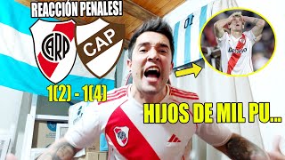 Thumbnail for RIVER 1(2) vs PLATENSE 1(4) 😡 REACCION DE UN HINCHA DE RIVER RE CALIENTE 😡