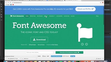 Adobe Dreamweaver Tutorials :: CS125DW :: Font Awesome