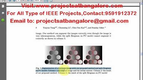 Split Bregman Method for Minimization of Region Scalable Fitting Energy for Image Segmentation