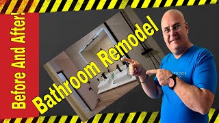 Small Master Bathroom Remodel Diy Before And After.Renovation start to finish! French Riviera