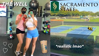 a day in my life as a college student | CSU SACRAMENTO STATE VLOG 🐝