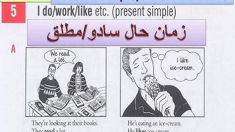 Unit 5 I do/work/like etc. Present Simple/IndefiniteTense زمان حال سادو/مطلق