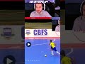 He TORE Something! The GOAT of Futsal! 🤯 #soccer #football #stream #shorts #fypシ #viral #reaction