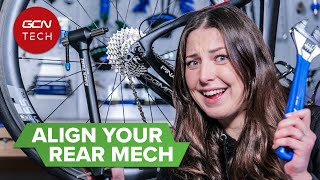 How To Straighten A Bent Rear Mech Hanger | Maintenance Monday